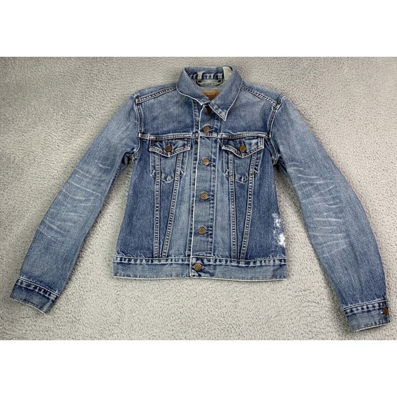 Levi's Jackets & Blazers - Levis Jacket Womens Size Small Vintage Distressed‎ Vintage IRREGULAR Stamped